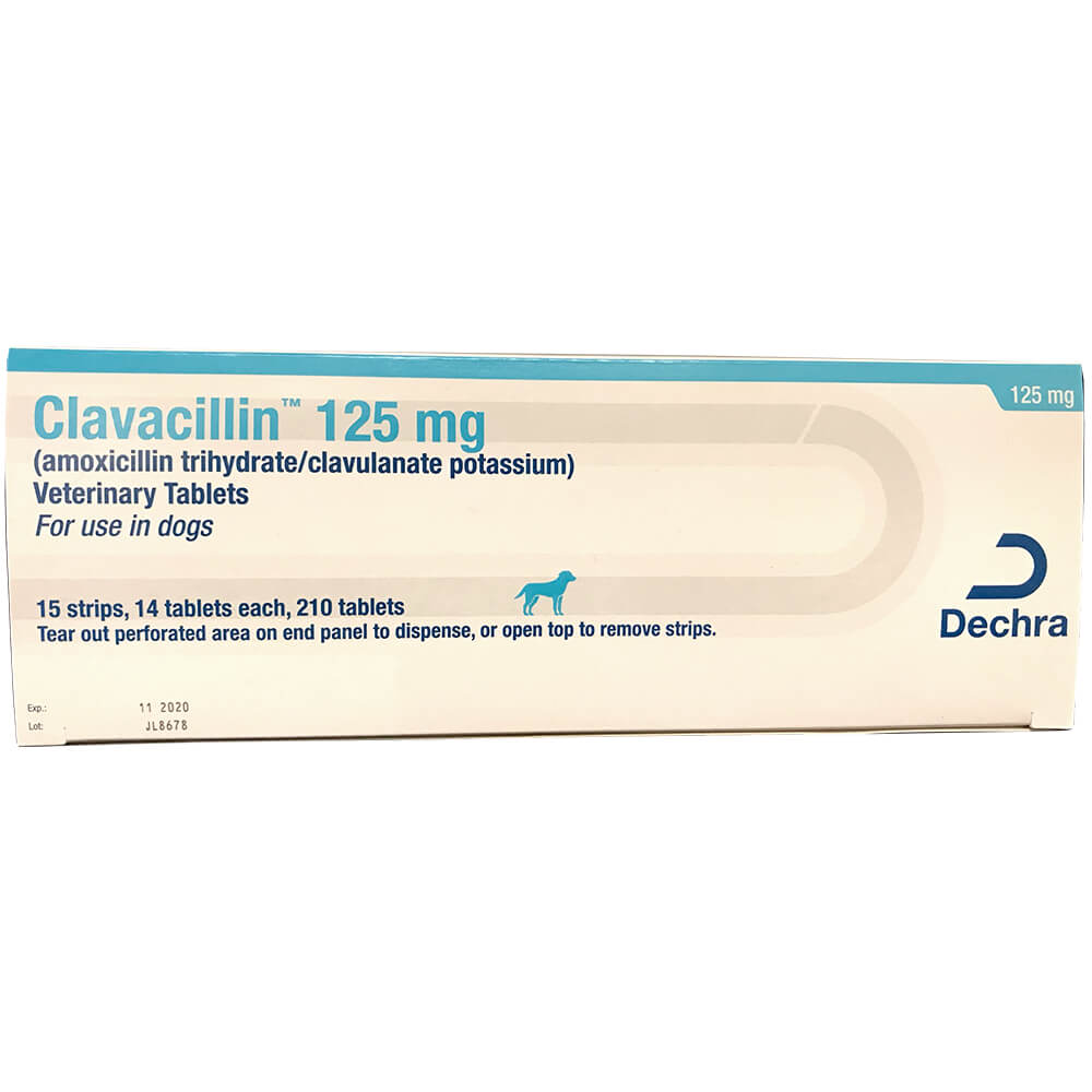 Rx Clavacillin (Amoxicillin Trihydrate/Clavulanate Potassium) Tablets ...