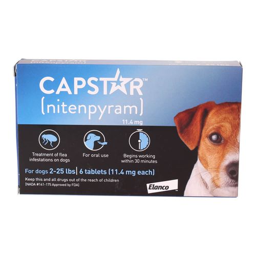 Capstar for Dogs Under 25 lbs 6 count