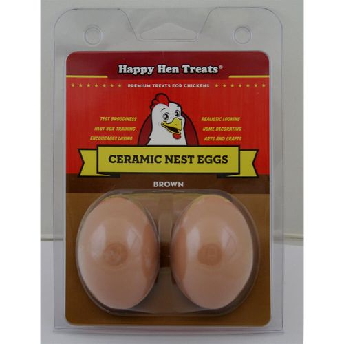 Happy Hen Nest Eggs Brown 2 Pack