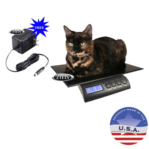 Vet Pet Scale w/ 12"x16" DURA Platform+FREE 110V Adapter 30 lb. Capacity