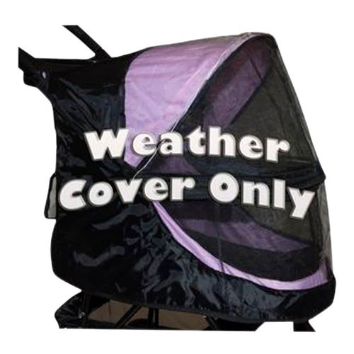 Happy Trails Weather Cover for No-Zip Stroller Pink