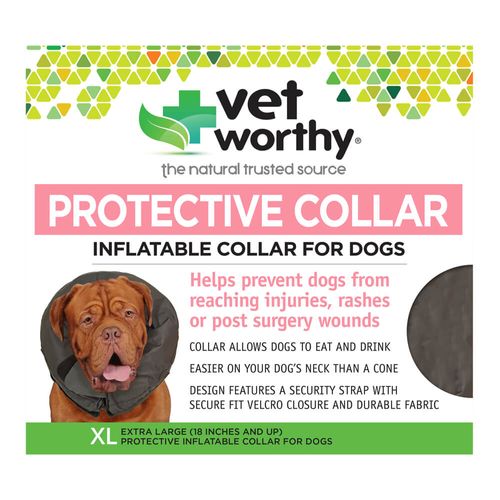 Vet Worthy Protective Collar Inflatable Collar for Dogs X Large