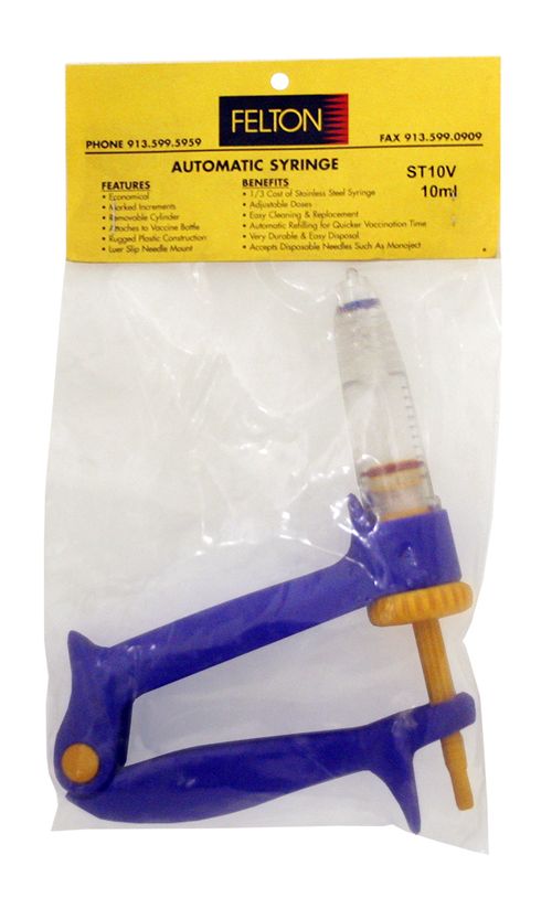 Felton Automatic Syringe-V Grip 10 mL