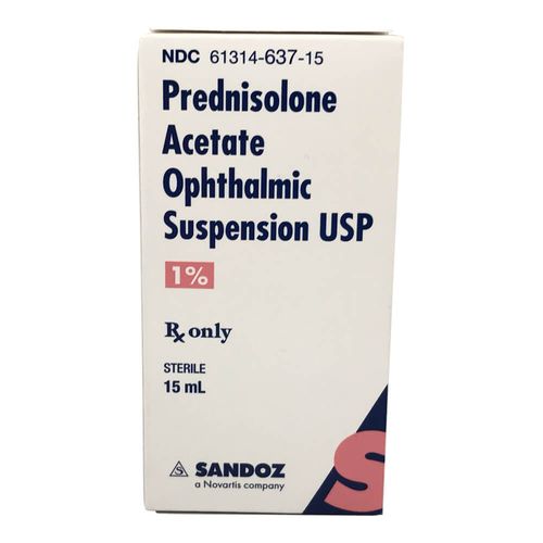 Rx Prednisolone Acetate Ophthalmic Suspension 15 ml