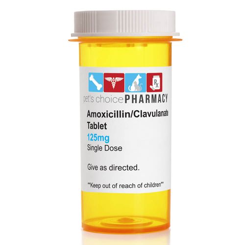 Rx Clavacillin (Amoxicillin Trihydrate/Clavulanate Potassium) Tablets 125mg Single Tab