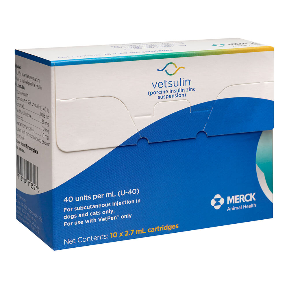 Rx Vetsulin 40u/ml 2.7ml, 10pk Lambert Vet Supply Dog, Cat, Horse, Kennel, & Vet Supplies