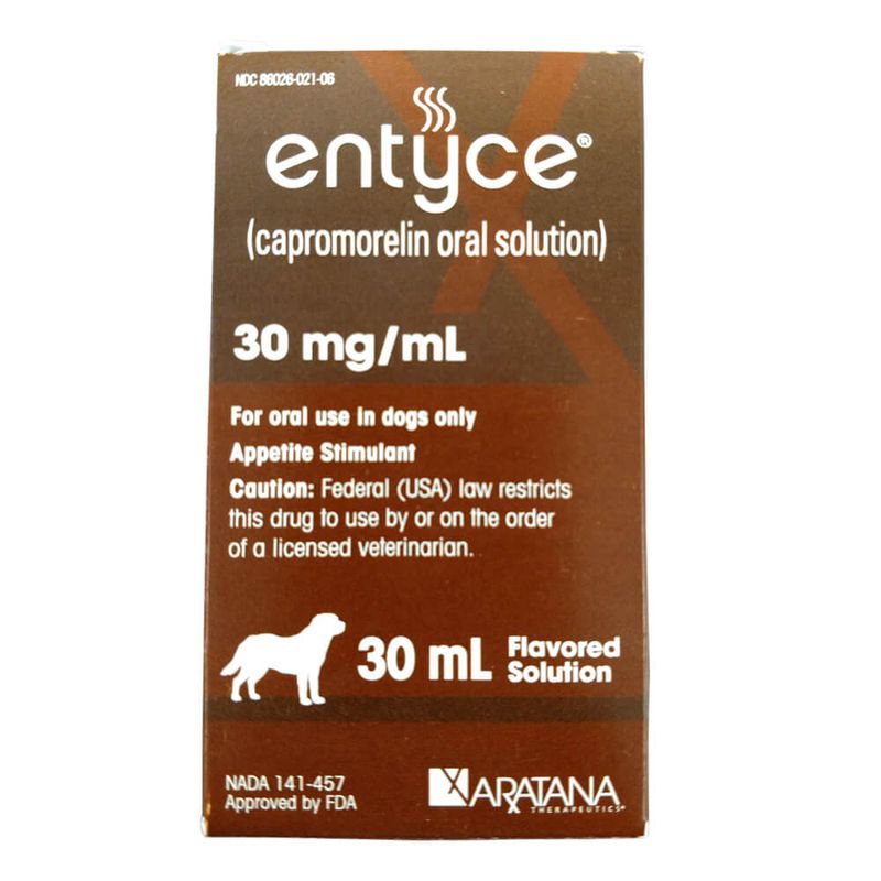 Rx Entyce 30mg/ml 30ml Appetite Stimulant for Dogs Lambert Vet Supply