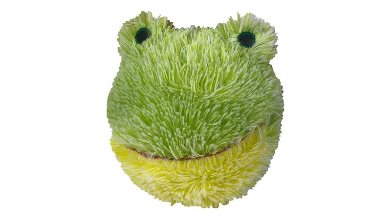 Squeaky frog dog toy sales