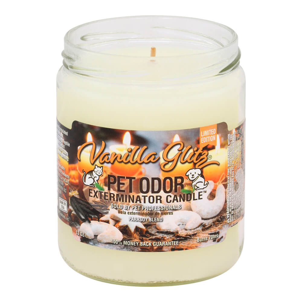 Pet Odor Exterminator Candle Vanilla Glitz 13oz Lambert Vet Supply   080SPP 06264 