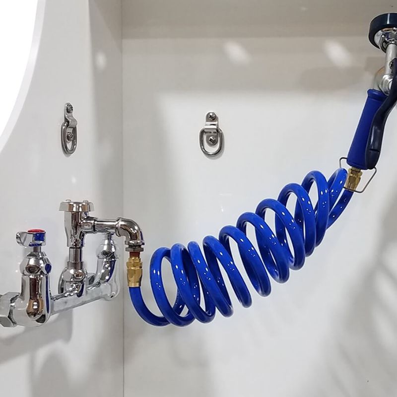 Grooming Tub Faucet, Dual Lever Lambert Vet Supply Dog, Cat, Horse