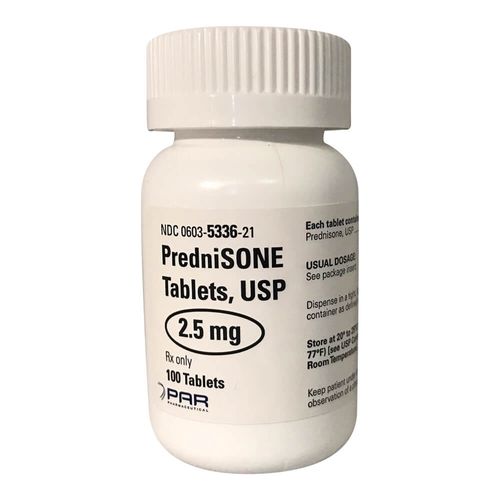 Rx PredniSONE 2.5 mg Single Tablet