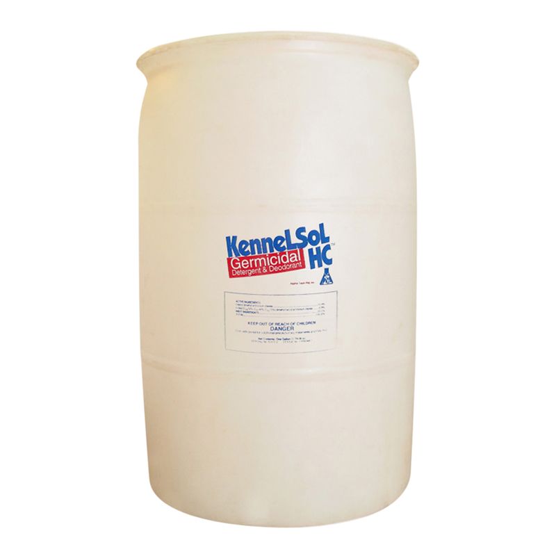 KennelSol HC 30 Gallon Drum Lambert Vet Supply Dog, Cat, Horse