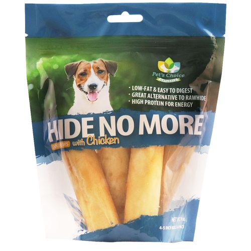 Hide No More Rawhide-Free Rolls with Chicken 4-5" 4pk
