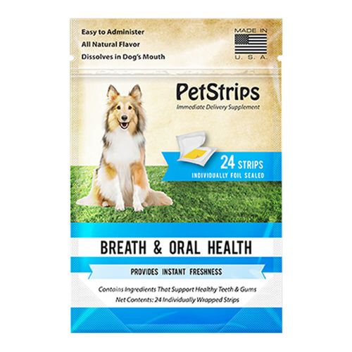 PetStrips Breath & Oral Health for Dogs 24 Strips