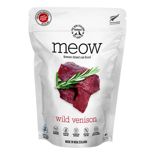 Meow Wild Venison Freeze Dried Food 9.9oz