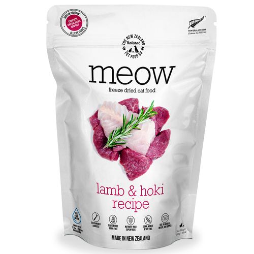 Meow Lamb & Hoki Freeze Dried Food 9.9oz