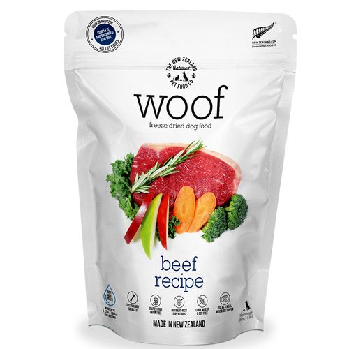 Woof Beef Freeze Dried Food 9.9oz