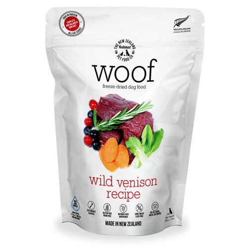 Woof Wild Venison Freeze Dried Food 9.9oz