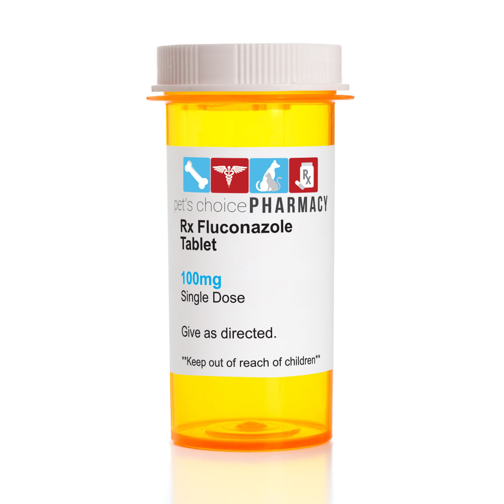 Rx Fluconazole 100 mg x 1 tablet, Anti fungal Medication for Animals ...