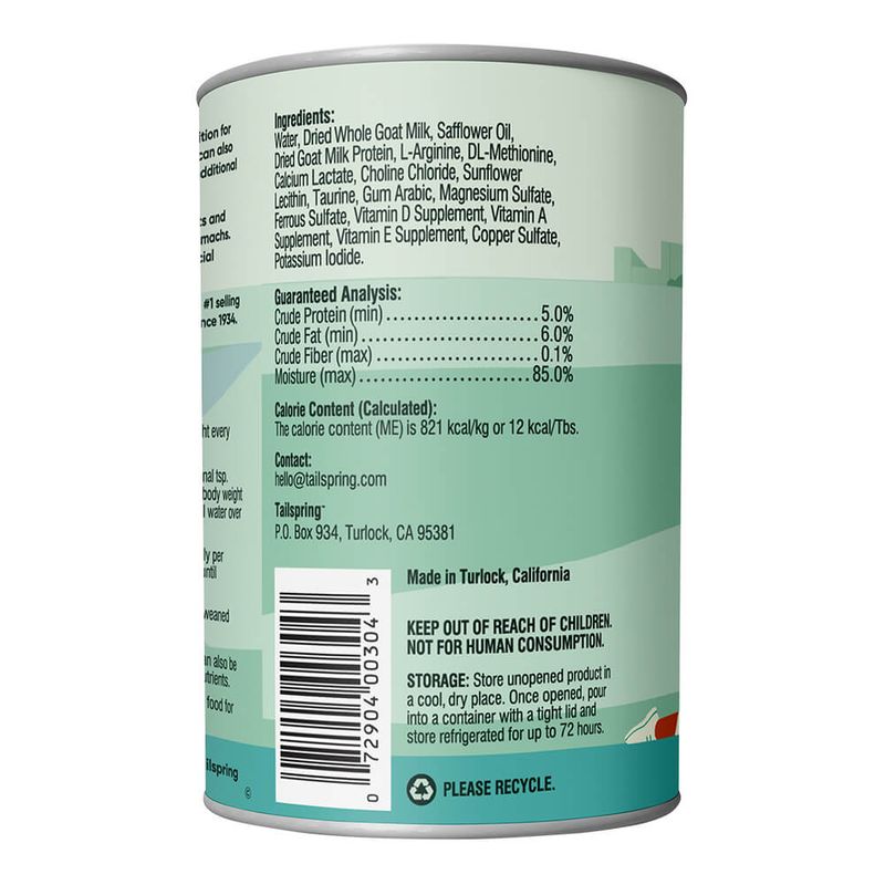 Tailspring Milk Replacer, Puppy Liquid, 12oz Lambert Vet Supply Dog