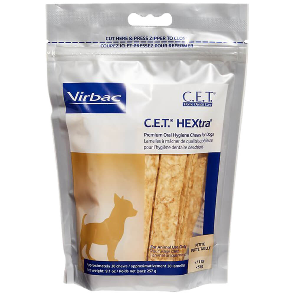CET Hextra Chews, Petite 30 Ct Pet Supplies 4 Less