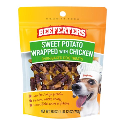 Beefeaters Sweet Potato Wrap Chicken Jerky 28oz