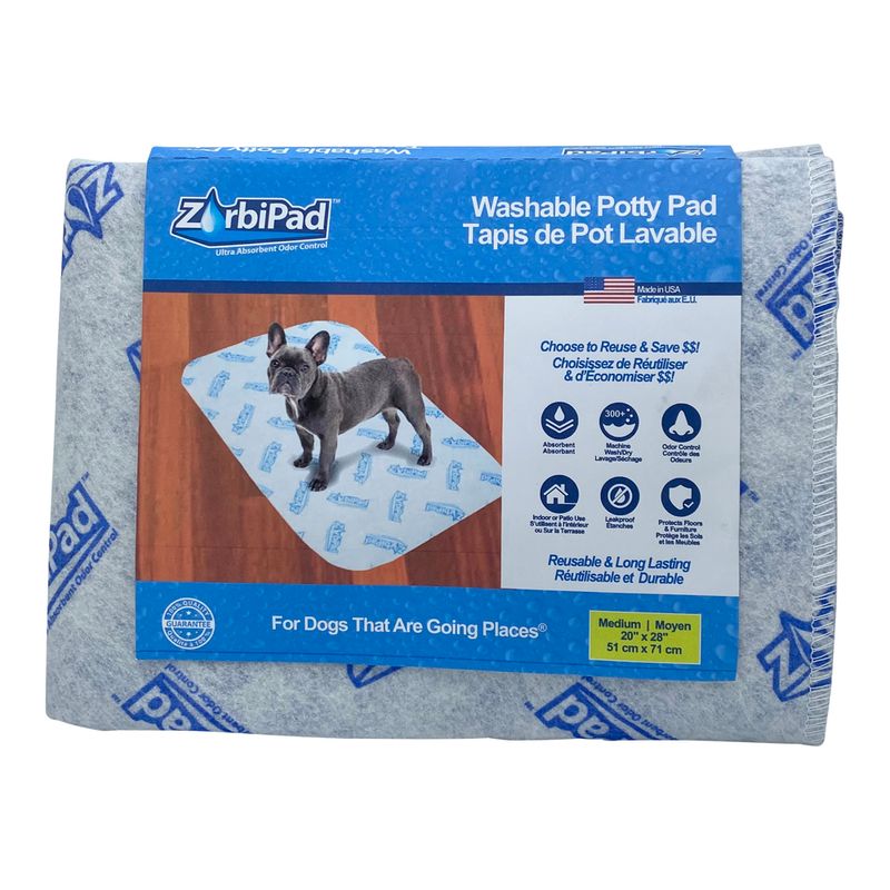 Washable & Reusable Potty Pad, Medium 20"x28" Lambert Vet Supply