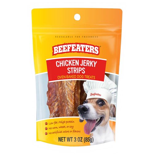 Beefeaters Chicken Jerky Strips 3oz 6pk