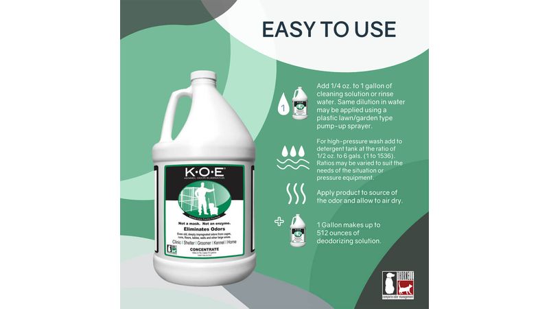 Koe kennel outlet cleaner