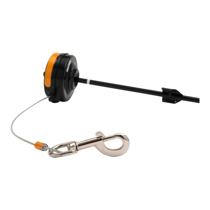 Lixit Retractable Cable Tie Out for Dogs with 360 Rotation Lambert