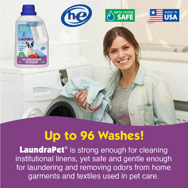 LaundraPet Premium Pet Laundry Detergent Triple Strength Lambert Vet