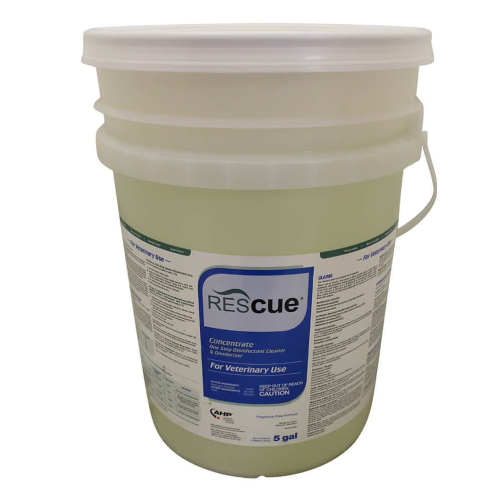 Rescue Concentrate Disinfectant, 5 Gallon Bucket Lambert Vet Supply