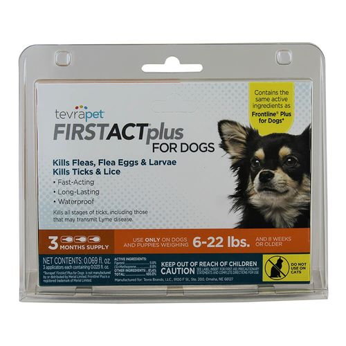 TevraPet FirstAct Plus for Dogs 3 doses