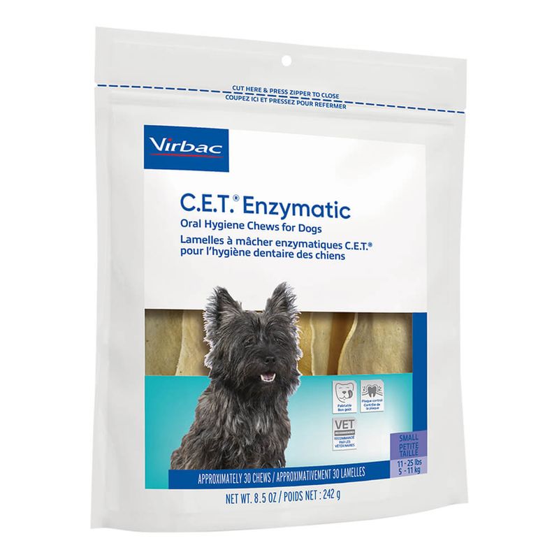 C.E.T. Enzymatic Oral Chews for Dogs 1125lbs, 30 Ct Lambert Vet Supply Dog, Cat, Horse