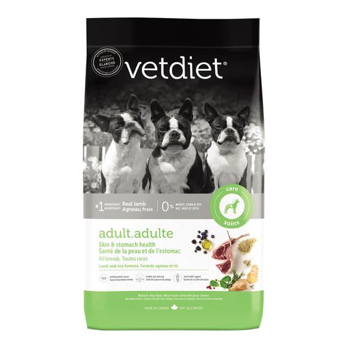 Vetdiet Care Skin & Stomach Health Lamb and Rice Dry Adult All Breeds Dog Food