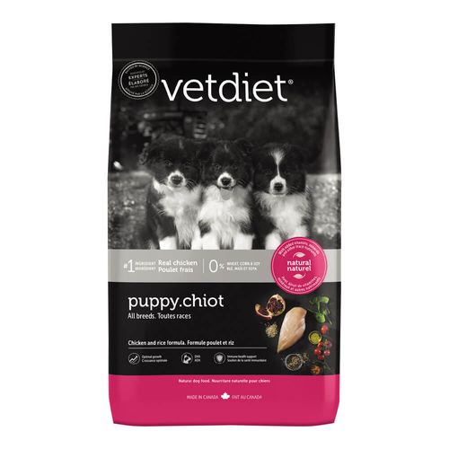 Vetdiet Chicken and Rice Dry Puppy All Breeds Dog Food 6 lb