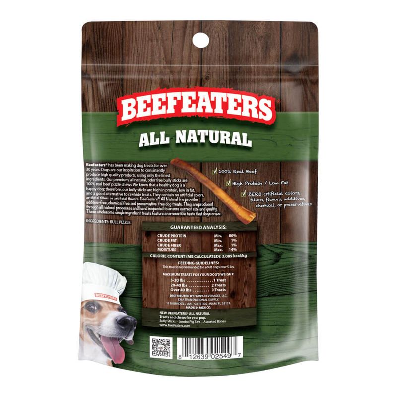 Beefeaters 6" Bully Stick, 10ct Lambert Vet Supply Dog, Cat, Horse