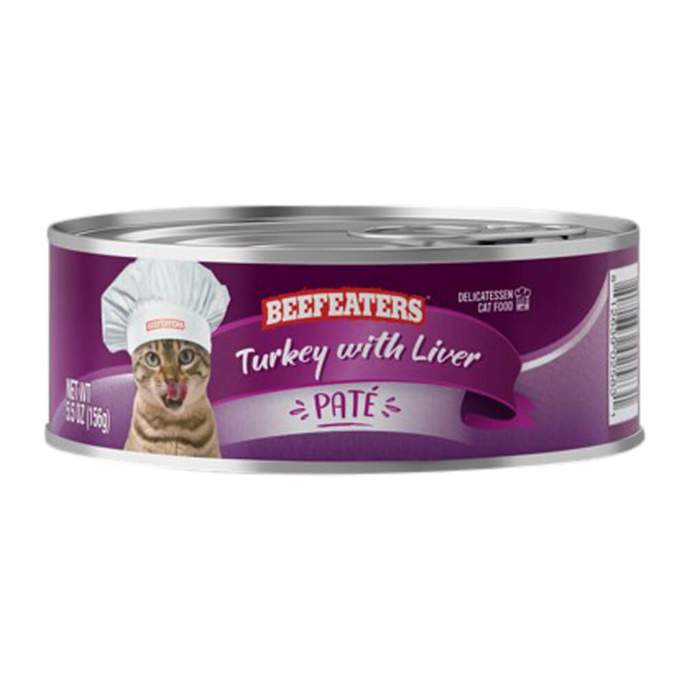 Beefeaters Cat Food, Turkey Liver Pate, 5.5oz, 24ct Pet Supplies 4 Less