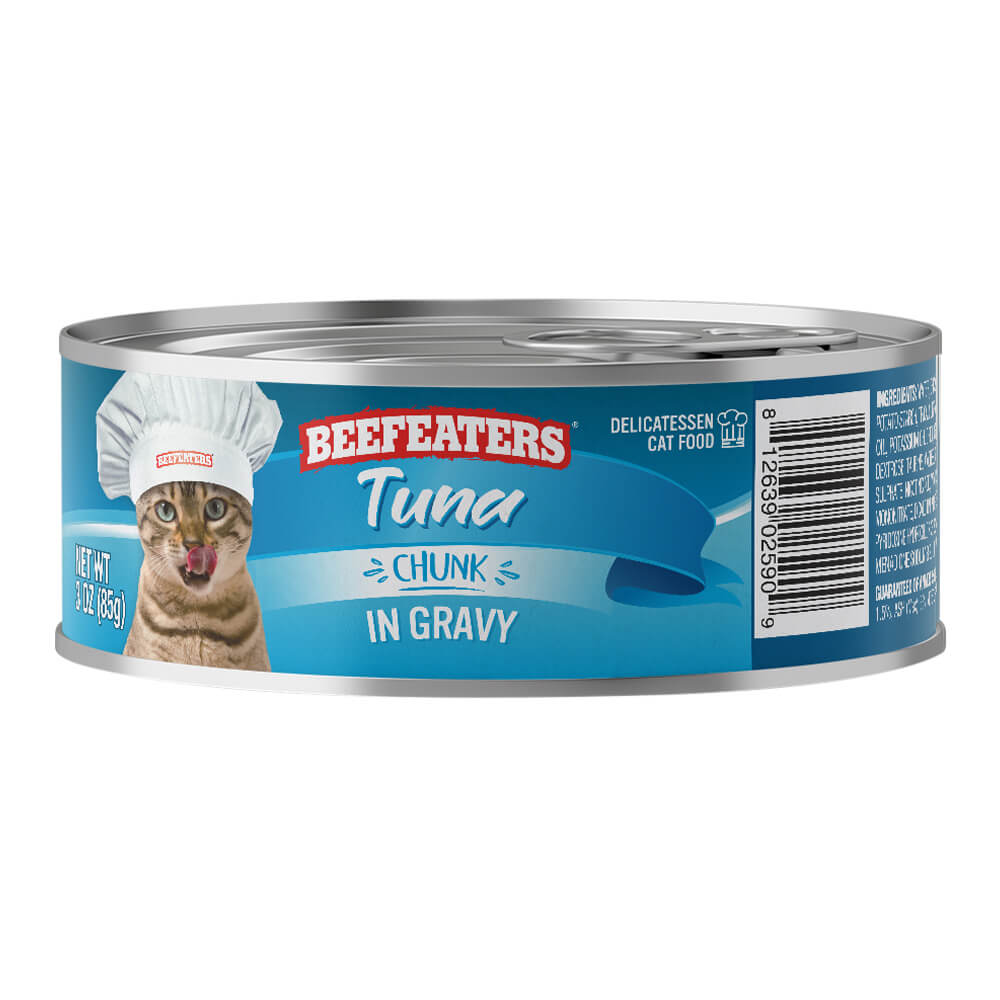 Beefeaters Cat Food Tuna Chunk Gravy 3oz 24ct Pet Supplies 4 Less