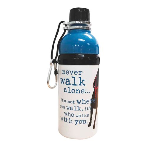 Dog Water Bottle Never Walk Alone