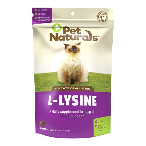 Pet Naturals L-Lysine Chews for Cats 60ct