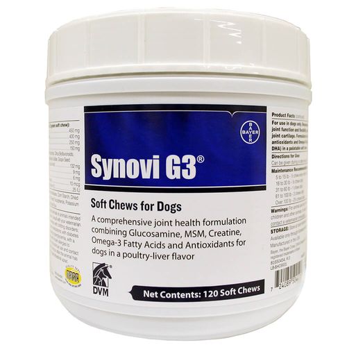 Synovi G3 Soft Chews for Dogs 120ct