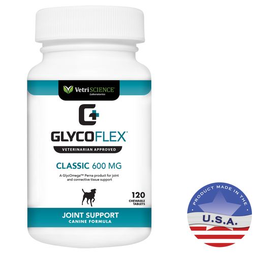 Glyco Flex Classic Hip & Joint Supplement Dogs 600 Mg 120 Chew Tabs