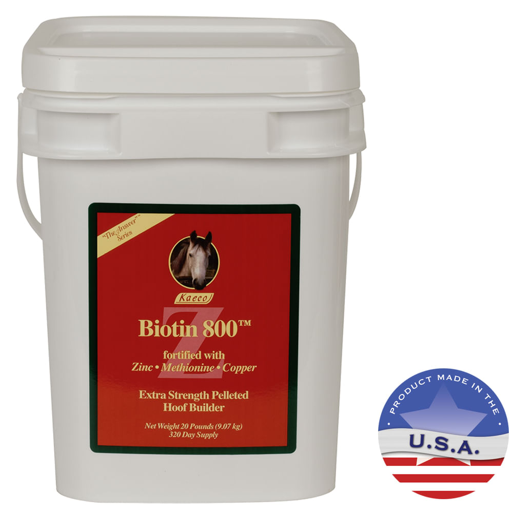 Biotin 800Z Pellets, Extra Strength Hoof Builder Lambert Vet Supply