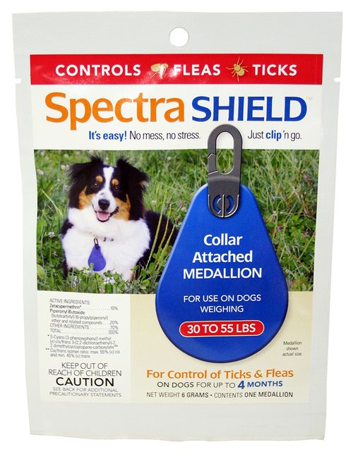 Spectra Shield Collar Attached Medallion for Dogs