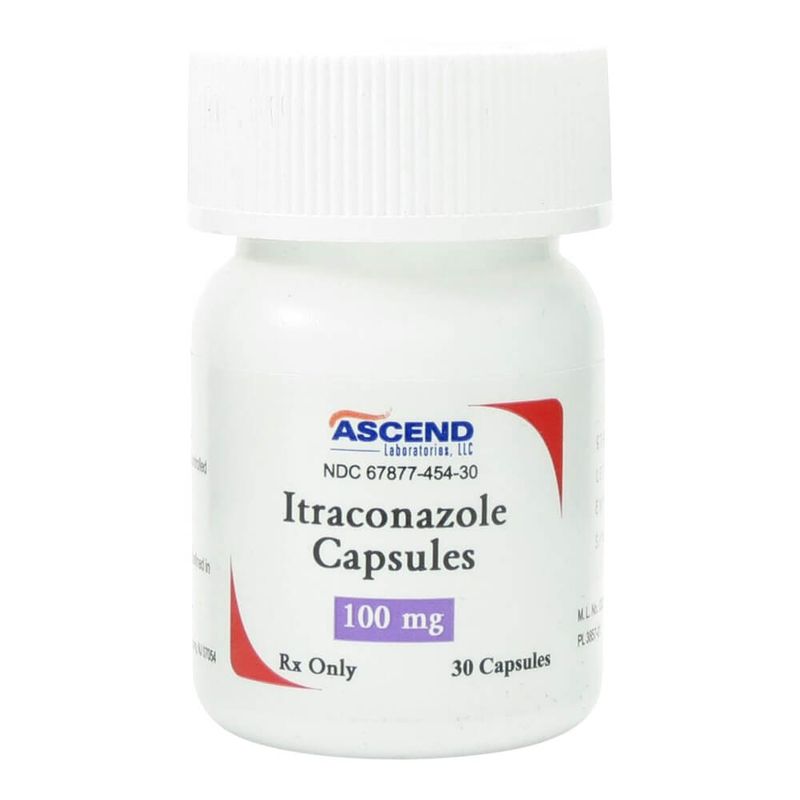 Rx Itraconazole Cap 100mg, 30ct Lambert Vet Supply Dog, Cat, Horse