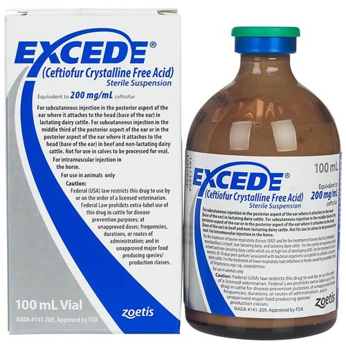 Rx Excede Inj 200mg/mL 100 mL bottle