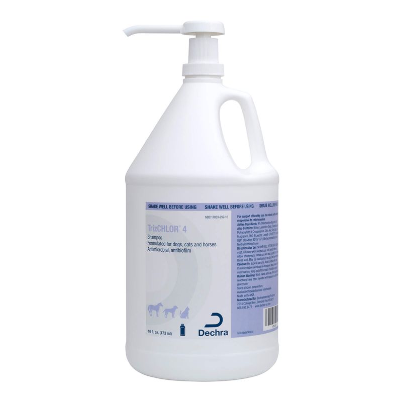TrizChlor 4 Shampoo Gallons Lambert Vet Supply Dog, Cat, Horse