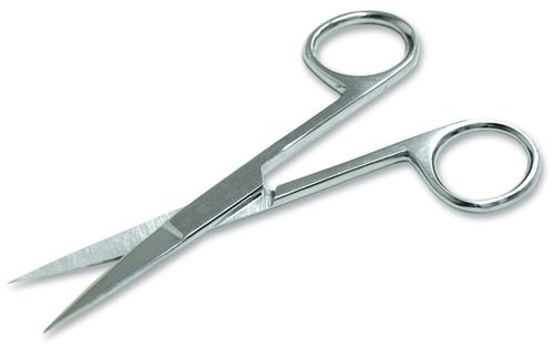Straight Operating Room Scissors, Sharp/Sharp, 4 1/2"