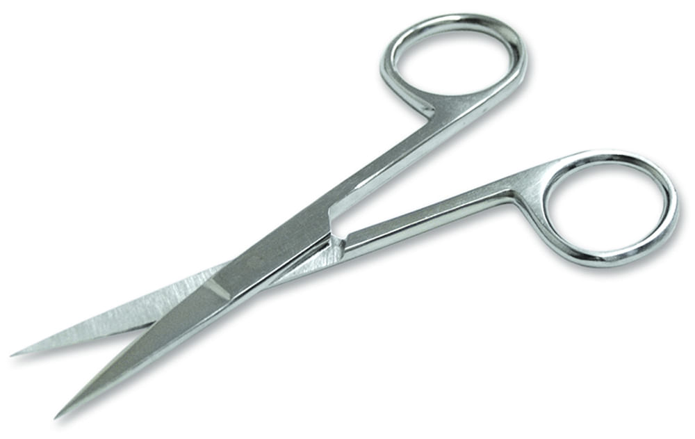 Straight Operating Room Scissors, Sharp/Sharp, 4 1/2